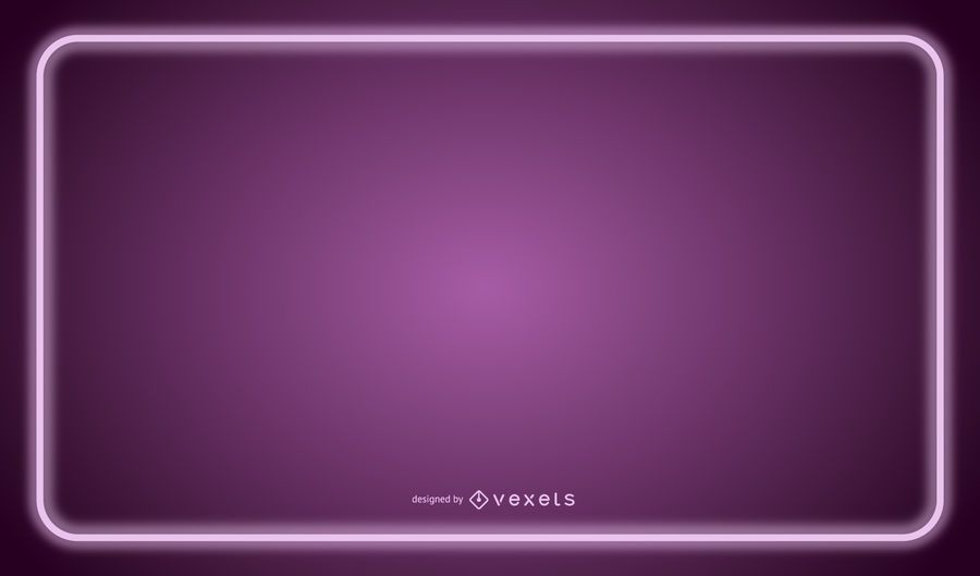 Purple Neon Line Frame Purple Neon Line Frame