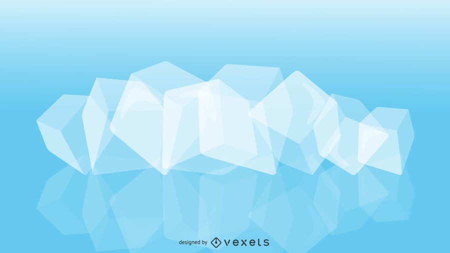 Vector de cubo de hielo Vector de cubo de hielo