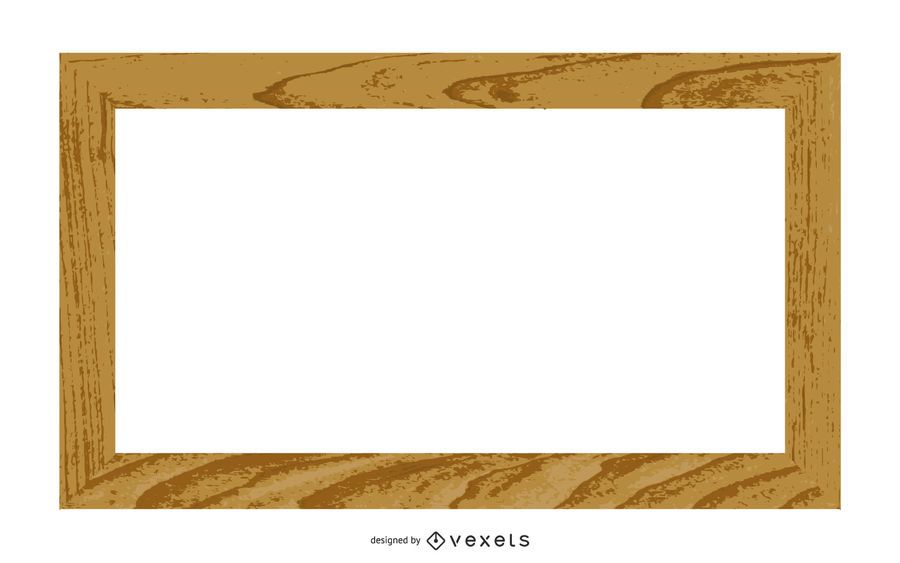 3 Wood Frame Border Clip Art - Vector Download