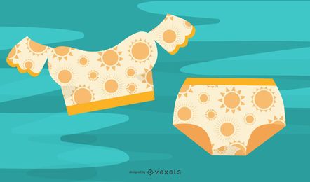 Modelos de biquíni de verão 48 vetor