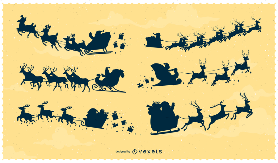 Vector Santa Claus Flying In The Air Vector Santa Claus Flying In The Air