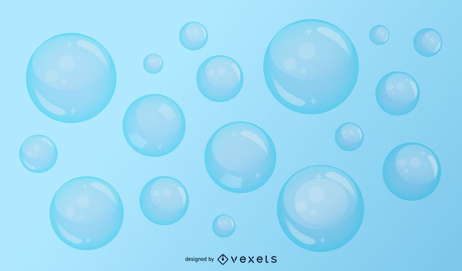 Water Bubbles Background Design Water Bubbles Background Design