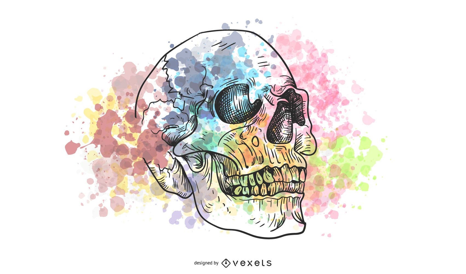Tendencia de Skull Vector Series 2 54