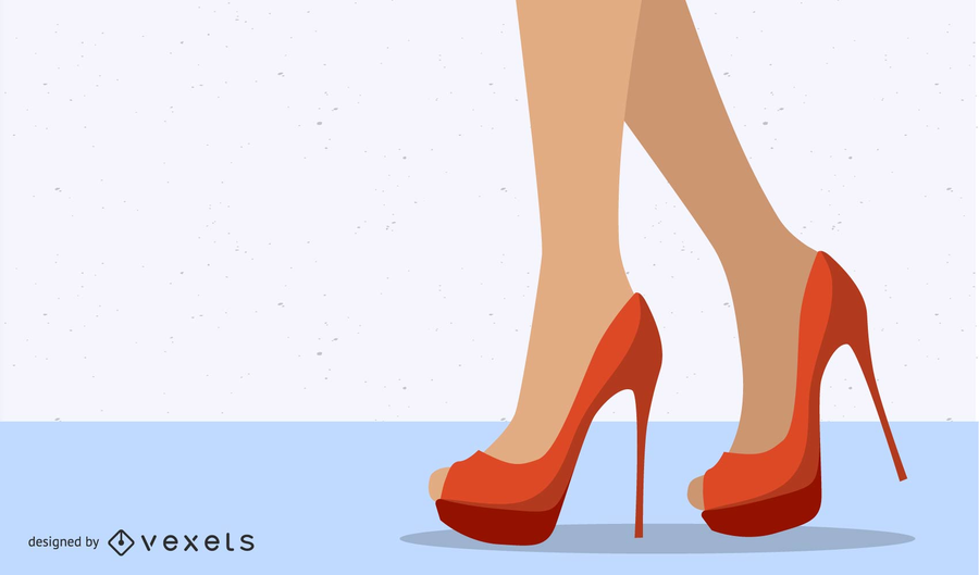 Sexy High Heels Beauty Vector Sexy High Heels Beauty Vector