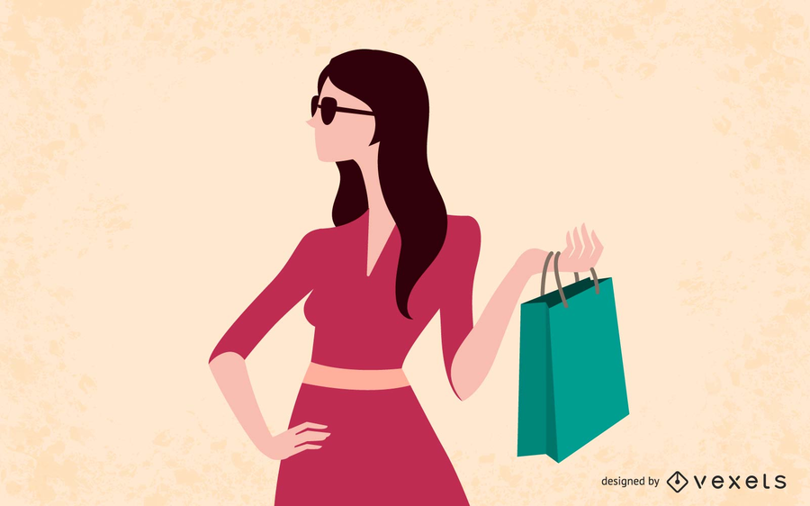Diseño de vectores de moda femenina Diseño de vectores de moda femenina