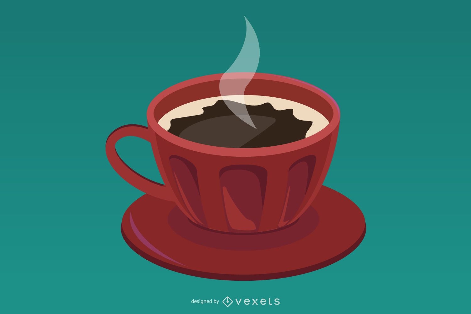 Vector taza de café