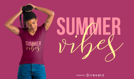 Summer Vibes T-Shirt Design