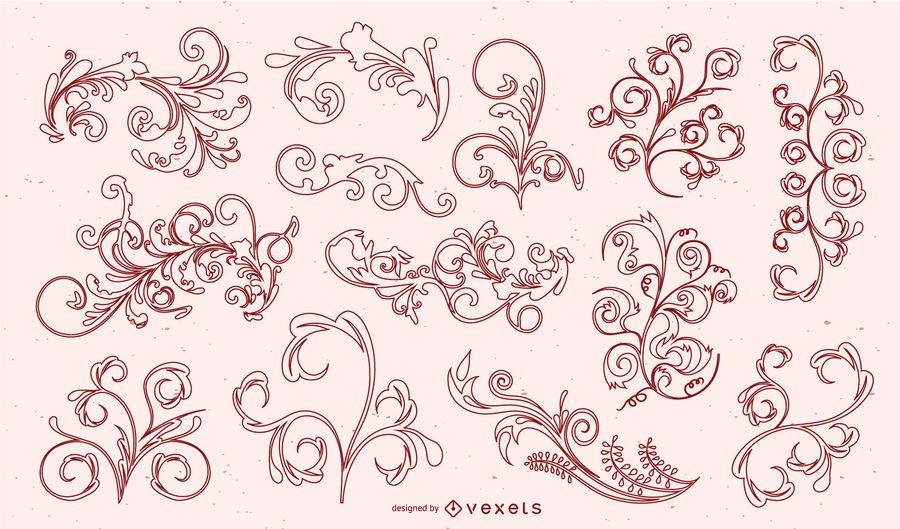 Antique Ornament Vectors Antique Ornament Vectors