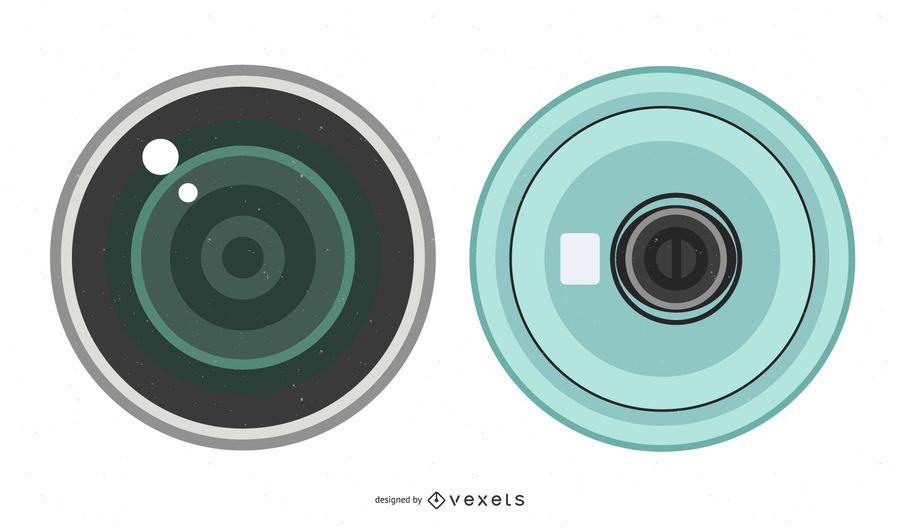 Lente de câmera 01 Vector Lente de câmera 01 Vector