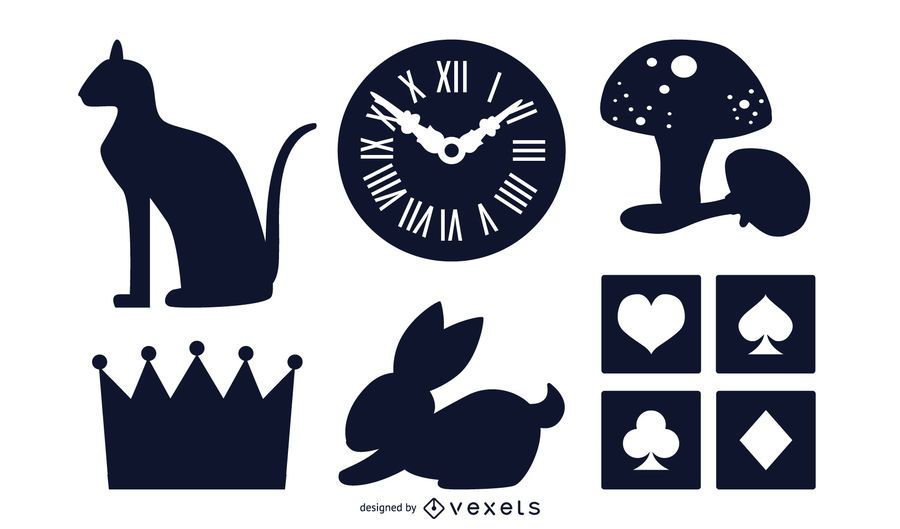 Misc Objects Silhouette Set Misc Objects Silhouette Set
