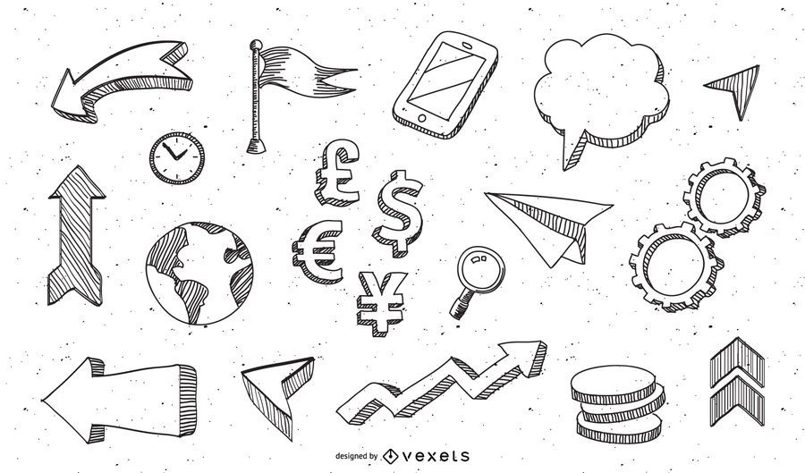 Download Doodles Pack - Vector Download