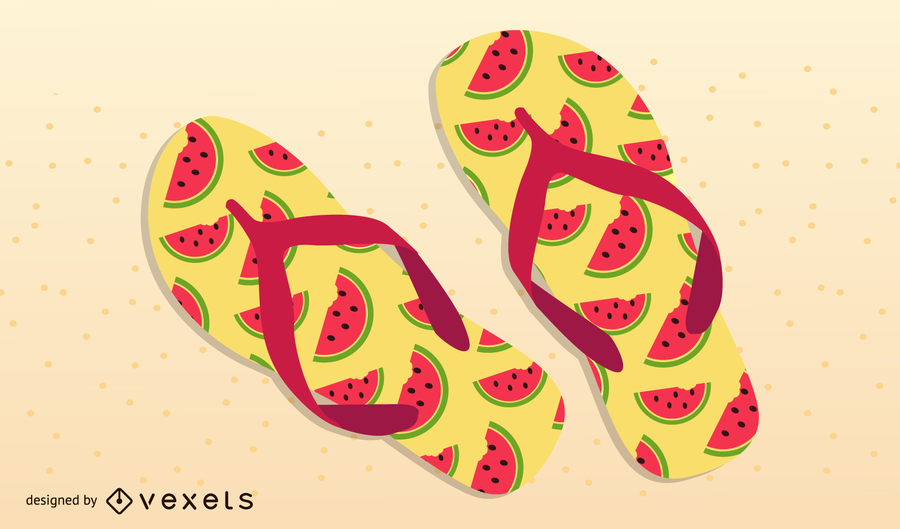 Summer Sandals 01 Vector Summer Sandals 01 Vector