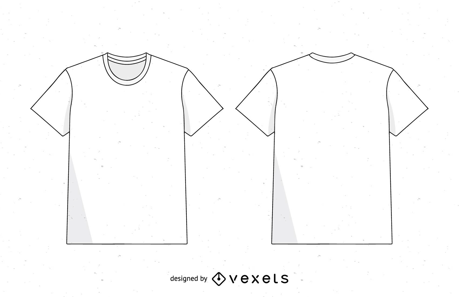 Men T Shirt Template Vector - Vector download