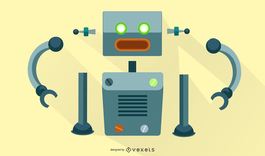 Roboter-Vektor-Montagesatz Roboter-Vektor-Montagesatz