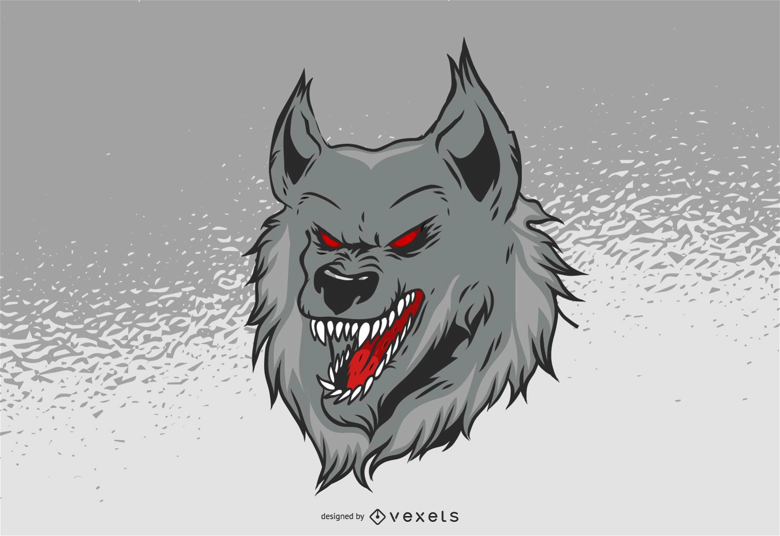 Free Hellhound Wolf Vector