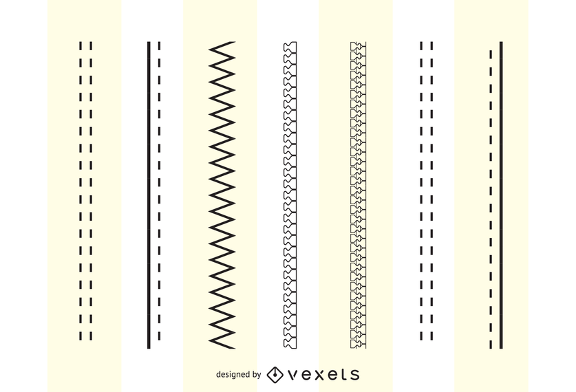 Fashion Design Brushes Zippers Stitching Fashion Design Brushes Zippers Stitching