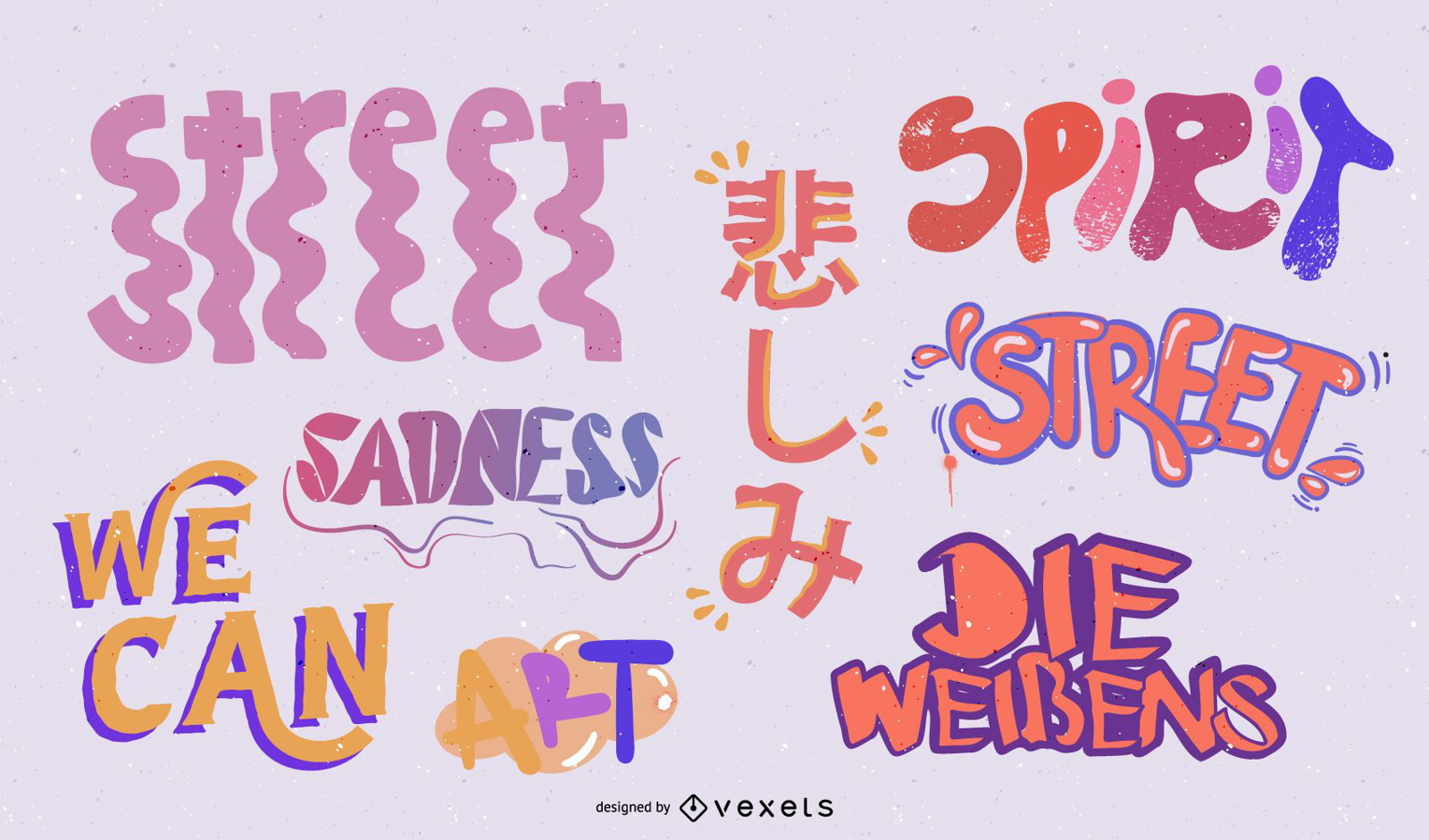 Belo Graffiti Font Design 05 Vector