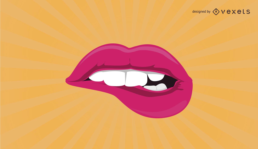 Vector de labios sexy Vector de labios sexy