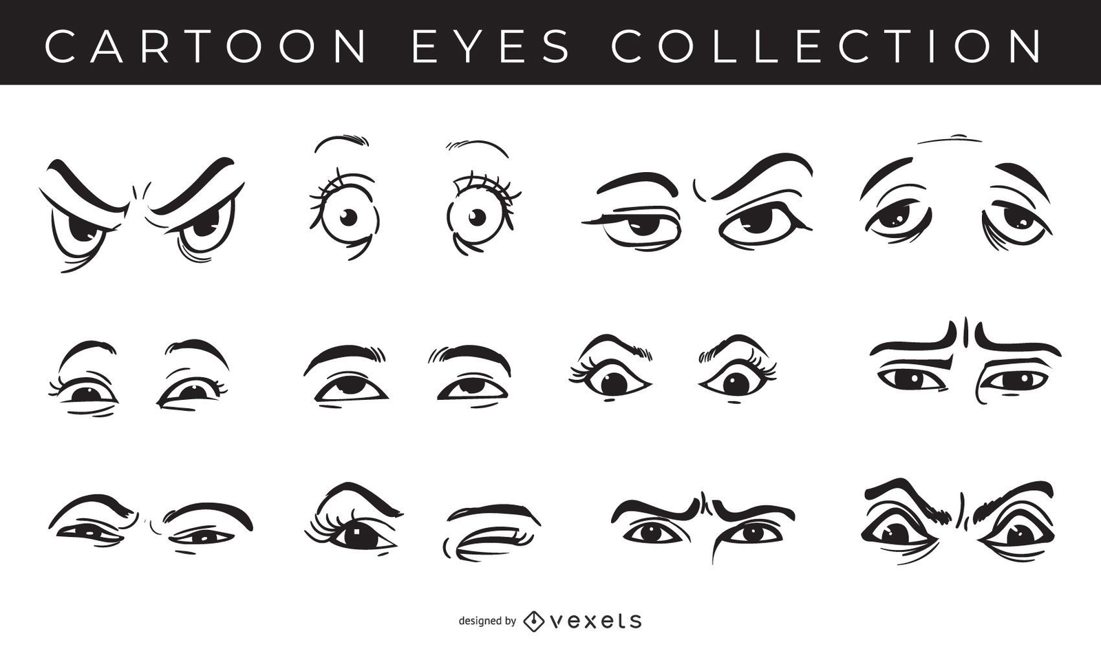 Cartoon eyes Vector & Graphics to Download