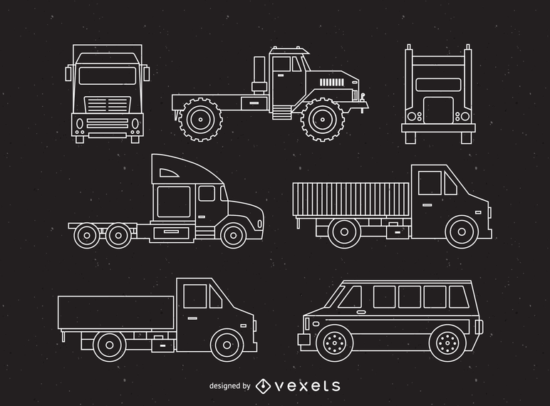 pro vehicle outlines templates