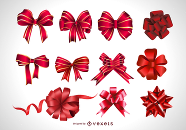 Vector Festive Gift Bow