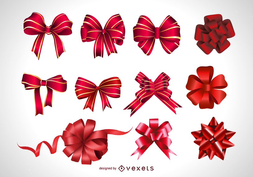Vector festivo regalo arco Vector festivo regalo arco