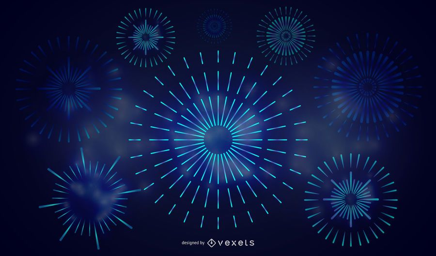 Colorful Fireworks 02 Vector Colorful Fireworks 02 Vector