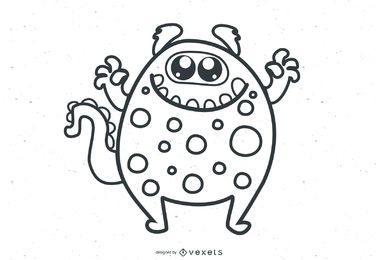 Cute Vector Monsters Muestra gratis