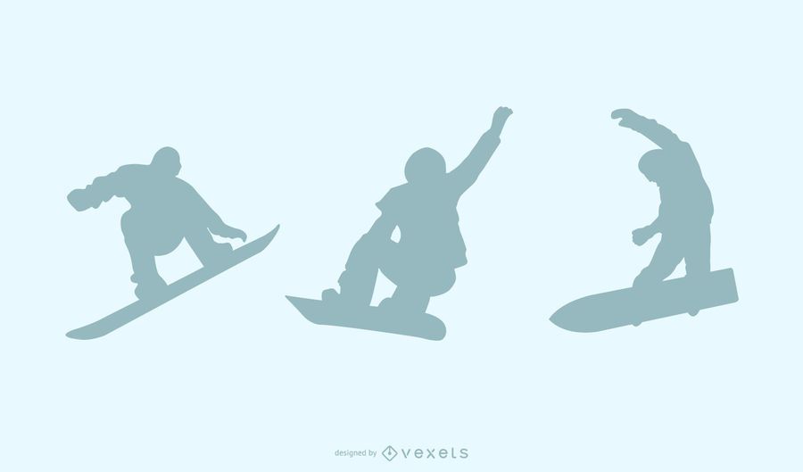 Arte de vetor de snowboard Arte de vetor de snowboard