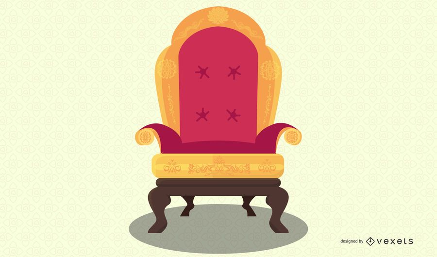 European Gorgeous Single Sofa Vector European Gorgeous Single Sofa Vector