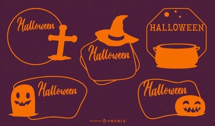 Halloween Label Collection