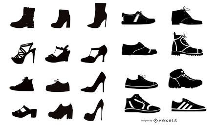 Shoes silhouette collection