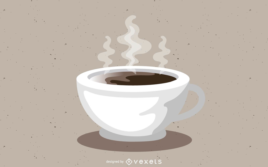Hot Coffee Cup Vector Desing Hot Coffee Cup Vector Desing