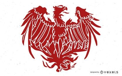 Vector Phoenix Chinese Traditional