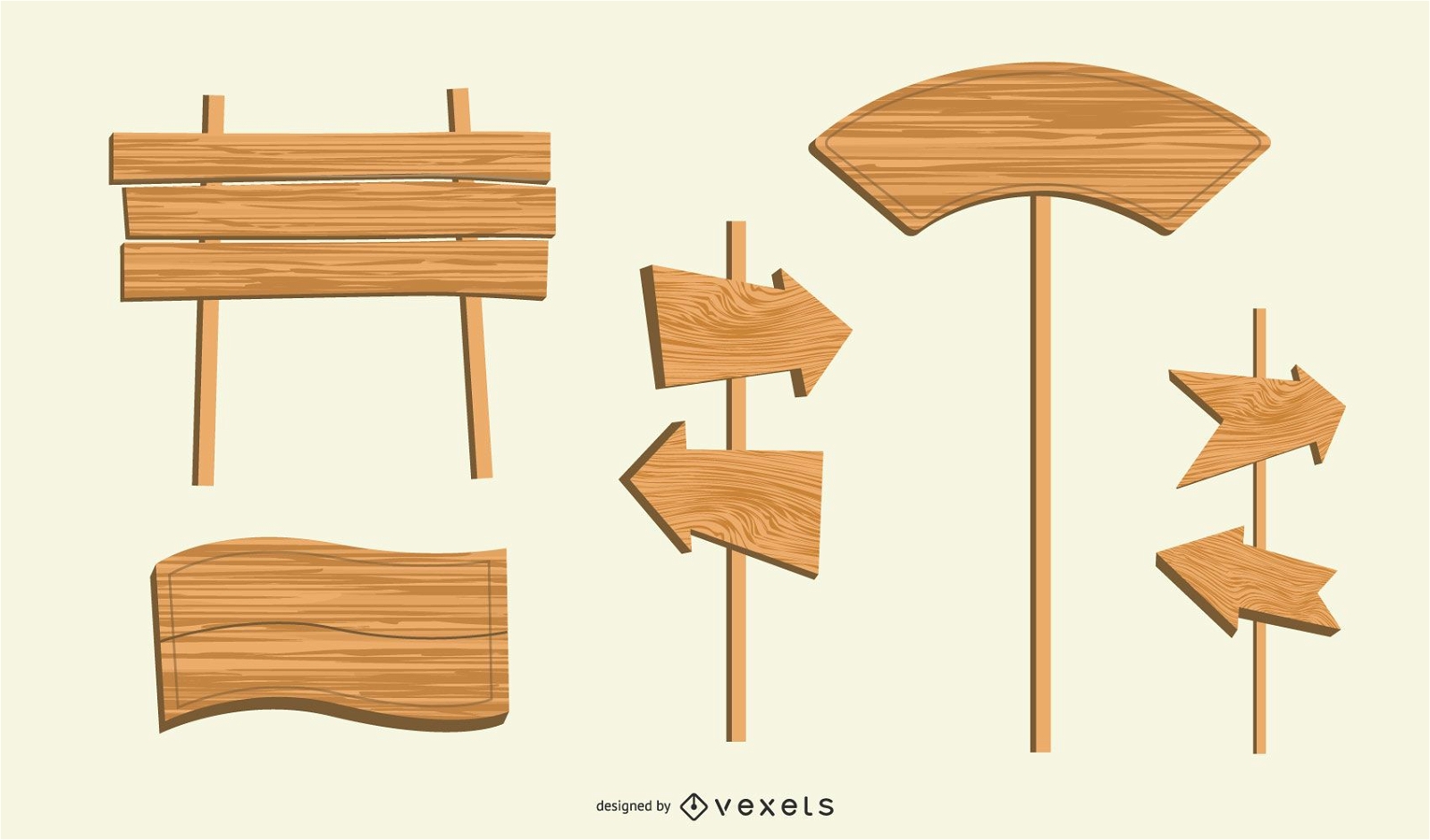 The Planks Sign 04 Vector
