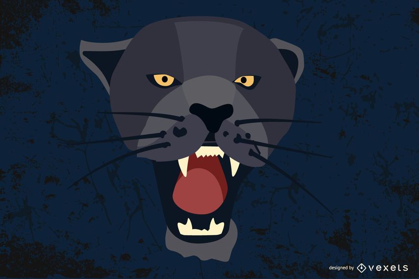 Vector de cabeza de bestia feroz Vector de cabeza de bestia feroz