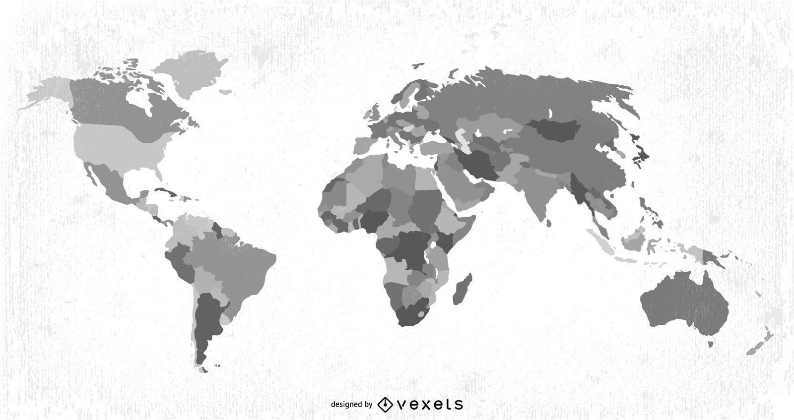Vetor do mapa da Terra