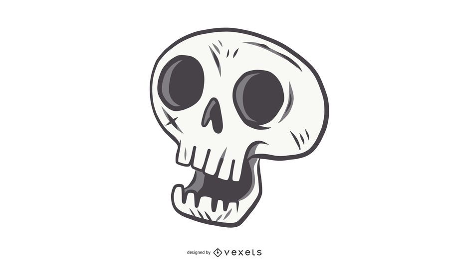 Cute Skull Vector Alternative - Vector Download
