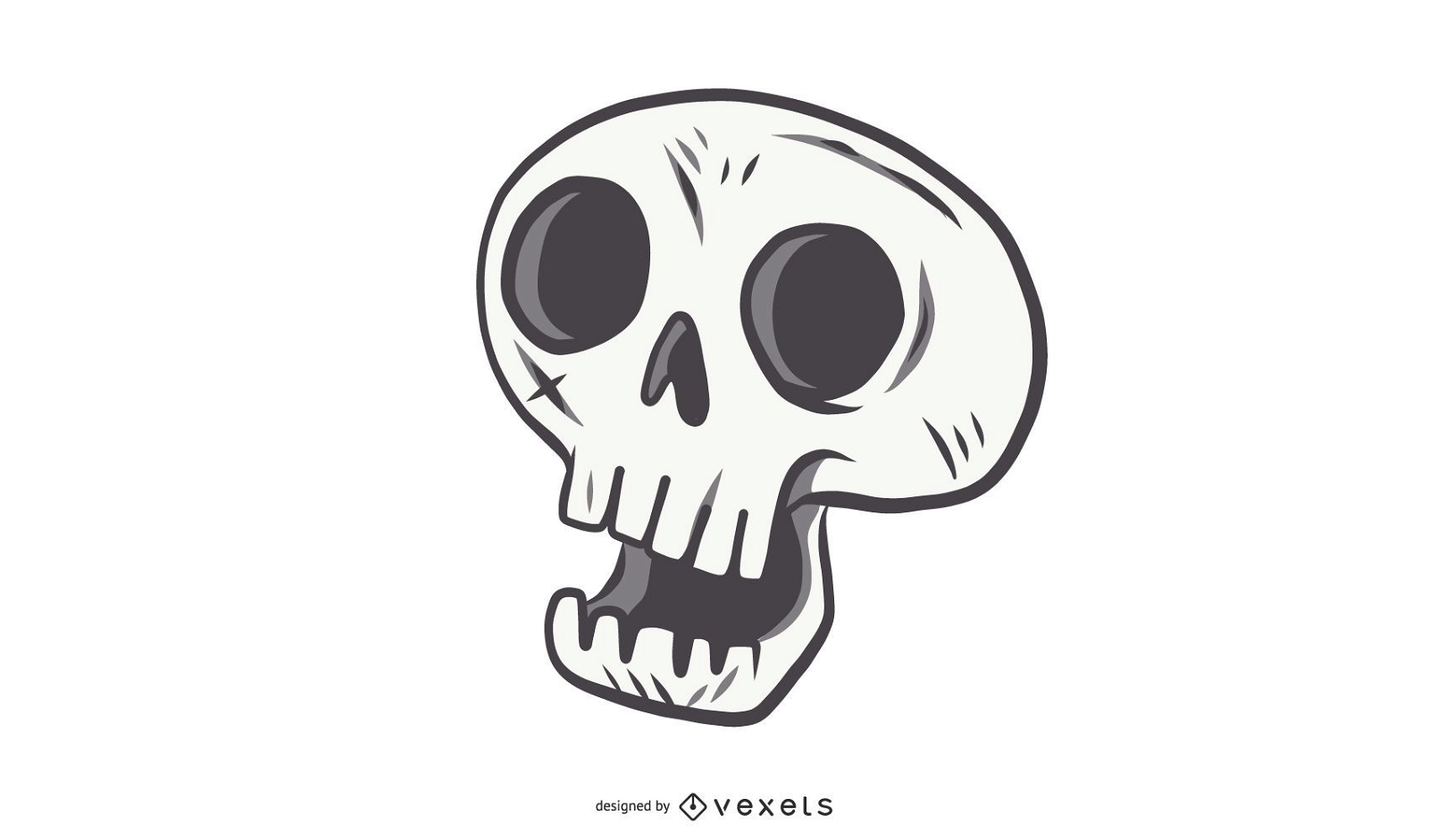 Cute Skull Vector Alternative