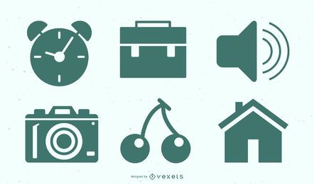 Freelance Work Icon Set