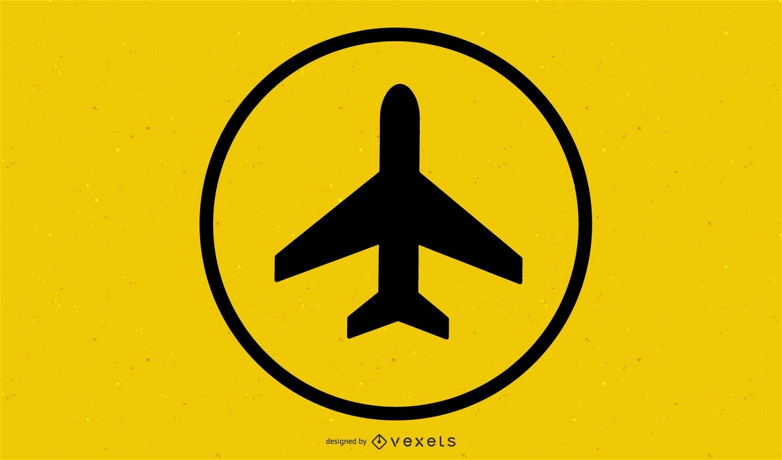 Design des Flughafenschilds