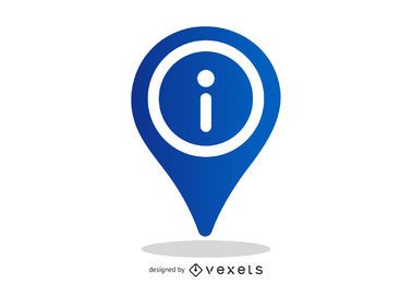 Icono de puntero de información vectorial