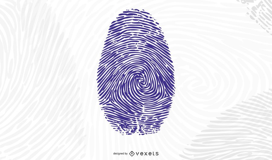 Hand palm and Fingerprint Vector Hand palm and Fingerprint Vector
