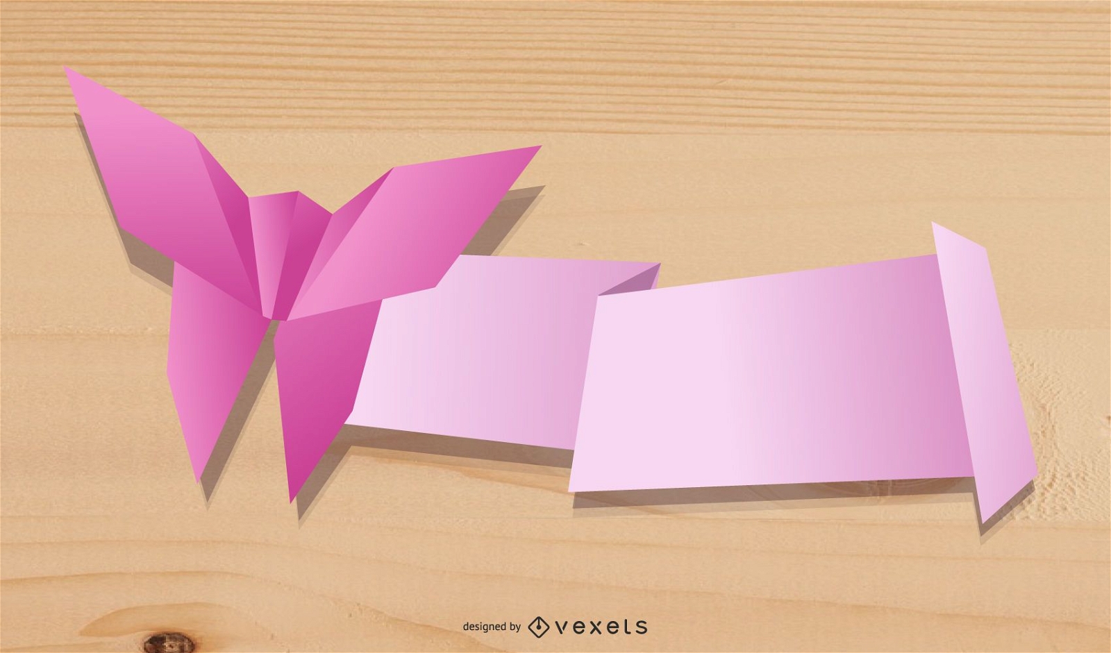 Origami Decorative Graphics Vector 1