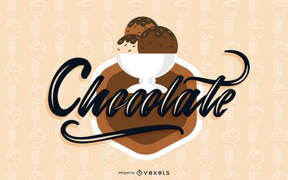 Chocolate Ice Cream Elements Vector Chocolate Ice Cream Elements Vector