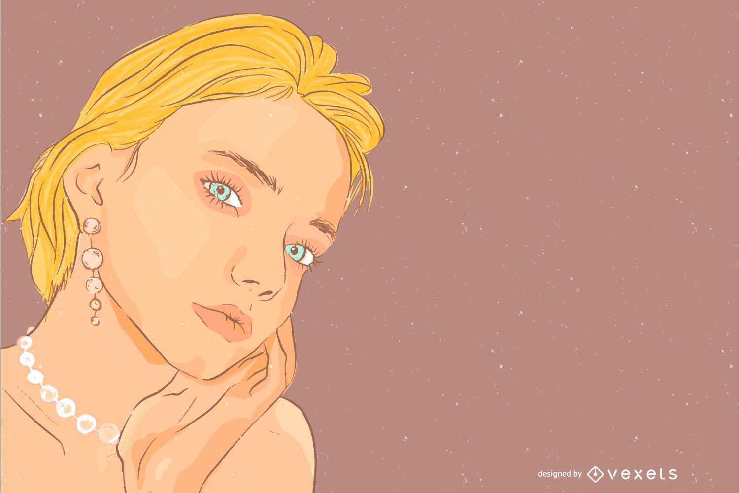 Free Vector Graphic Blond Woman
