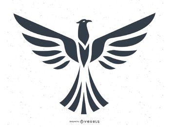 Eagle Silhouette Animal Design