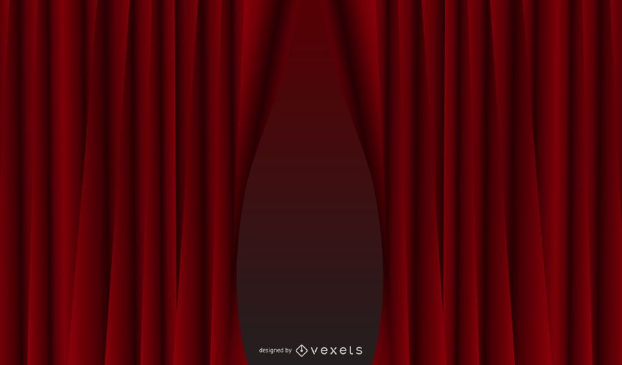 Red Curtain Vector Red Curtain Vector
