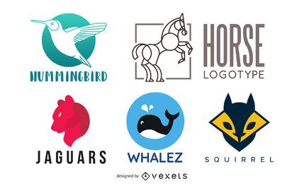 Pack de logotipos de animales 01