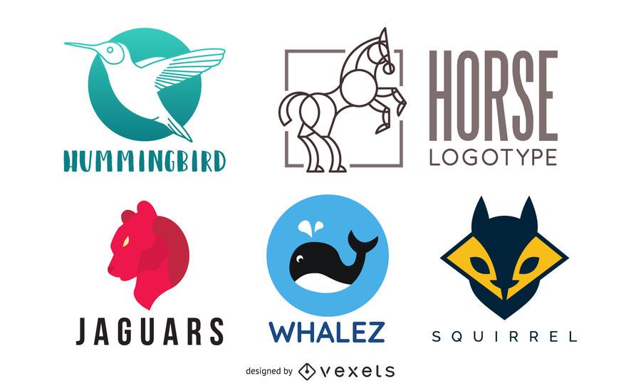 Download Animal Logo Pack 01 - Vector Download